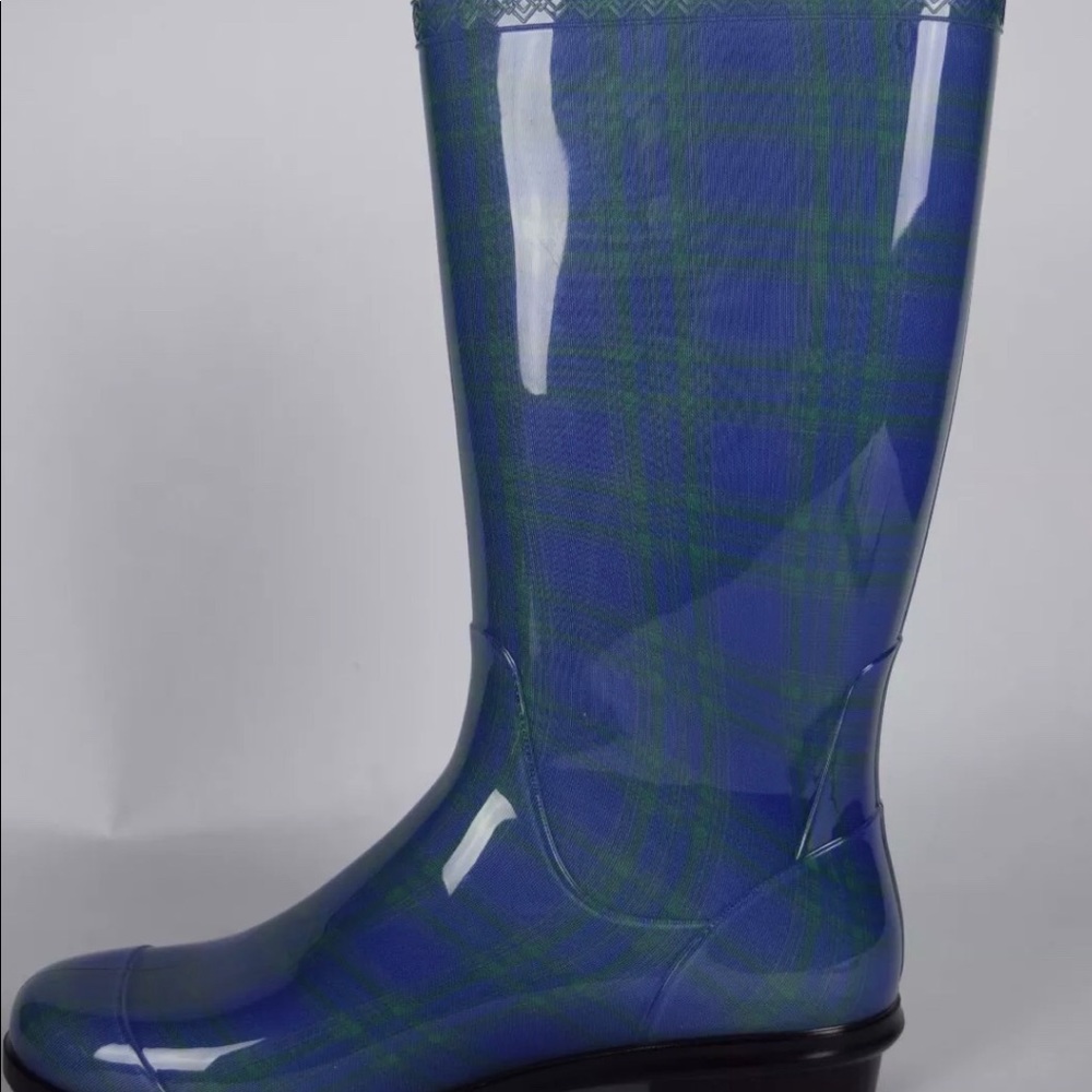 UGG Shaye Plaid Rain boots, Women’s SZ 10